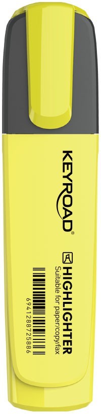 Rotulador fluorescente amarillo KEYROAD